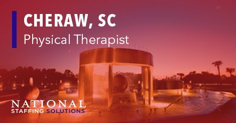 Physical Therapy Job in Cheraw, SC Image