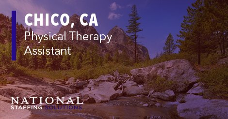 Physical Therapy Assistant Job in Chico, CA Image