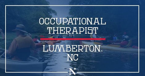 Occupational Therapy Job in Lumberton, NC Image