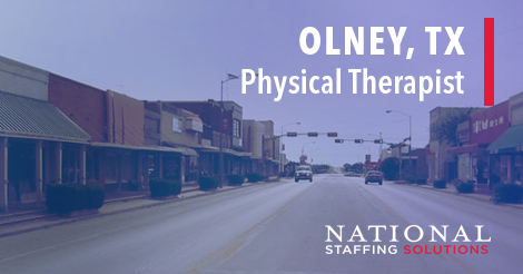 Physical Therapy Job in Olney, Texas Image