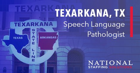 Speech Language Pathology Job in Texarkana, TX Image