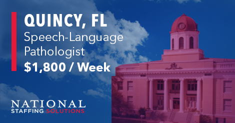 Speech-Language Pathology Job in Quincy, Florida Image