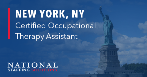 Certified Occupational Therapy Assistant Job in New York, New York Image