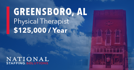 Physical Therapy Job in Greensboro, Alabama Image