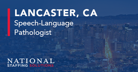 Speech-Language Pathology Job in Lancaster, California Image