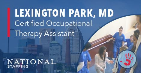 Certified Occupational Therapy Assistant Job in Lexington Park, Maryland Image
