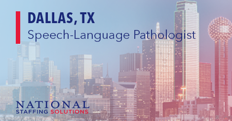 Speech-Language Pathology Job in Dallas, TX Image