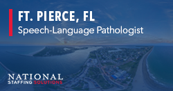 Speech-Language Pathology Job in Ft. Pierce, FL Image