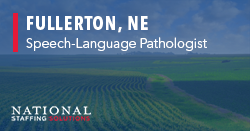 Speech-Language Pathology Job in Fullerton, Nebraska Image